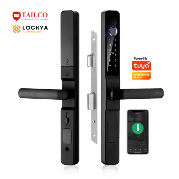 Cerradura con cámara para puertas de perfil angosto - LY86 - Imagen 4